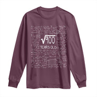 30th Birthday Math Long Sleeve Shirt Square Root of 900 Funny Math Nerd 30 Year Old Gift