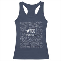 30th Birthday Math Racerback Tank Top Square Root of 900 Funny Math Nerd 30 Year Old Gift
