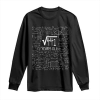 21st Birthday Math Long Sleeve Shirt Square Root of 441 Funny Math Nerd 21 Year Old Gift
