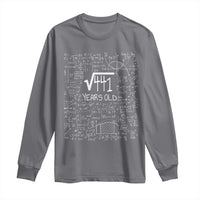 21st Birthday Math Long Sleeve Shirt Square Root of 441 Funny Math Nerd 21 Year Old Gift