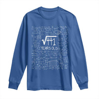 21st Birthday Math Long Sleeve Shirt Square Root of 441 Funny Math Nerd 21 Year Old Gift