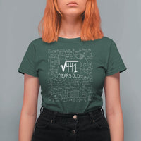 21st Birthday Math T Shirt For Women Square Root of 441 Funny Math Nerd 21 Year Old Gift