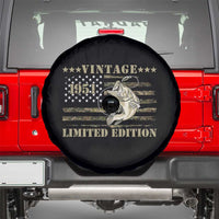 75th Birthday Fishing Vintage 1951 Limited Edition Spare Tire Cover Bass Fishing Camouflage American Flag Fisherman Gift