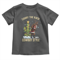 Funny Santa Hunting Toddler T Shirt Carry The Rack Cowboy Style - Wonder Print Shop