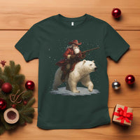Funny Santa Gun Christmas T Shirt - Wonder Print Shop