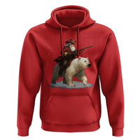 Funny Santa Gun Christmas Hoodie - Wonder Print Shop