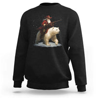 Funny Santa Gun Christmas Sweatshirt - Wonder Print Shop