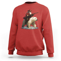 Funny Santa Gun Christmas Sweatshirt - Wonder Print Shop