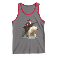 Funny Santa Gun Christmas Tank Top - Wonder Print Shop