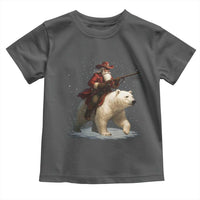 Funny Santa Gun Christmas Toddler T Shirt - Wonder Print Shop