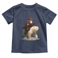 Funny Santa Gun Christmas Toddler T Shirt - Wonder Print Shop