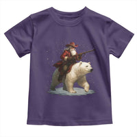 Funny Santa Gun Christmas Toddler T Shirt - Wonder Print Shop