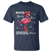 Cowboy Flamingo T Shirt Boots And Bling It Is A Cowgirl Thing - Wonder Print Shop