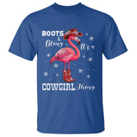 Cowboy Flamingo T Shirt Boots And Bling It Is A Cowgirl Thing - Wonder Print Shop
