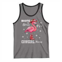 Cowboy Flamingo Tank Top Boots And Bling It Is A Cowgirl Thing - Wonder Print Shop