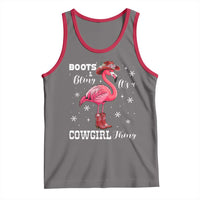 Cowboy Flamingo Tank Top Boots And Bling It Is A Cowgirl Thing - Wonder Print Shop
