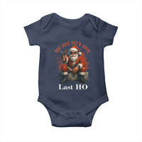 Funny Santa Gun Christmas Baby Onesie You Just Yeed Your Last Ho - Wonder Print Shop