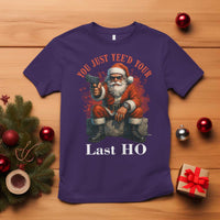 Funny Santa Gun Christmas T Shirt You Just Yeed Your Last Ho - Wonder Print Shop