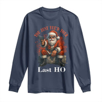 Funny Santa Gun Christmas Long Sleeve Shirt You Just Yeed Your Last Ho - Wonder Print Shop