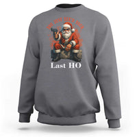 Funny Santa Gun Christmas Sweatshirt You Just Yeed Your Last Ho - Wonder Print Shop