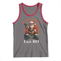Funny Santa Gun Christmas Tank Top You Just Yeed Your Last Ho - Wonder Print Shop
