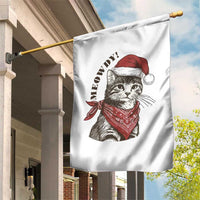 Cowboy Cat Christmas Garden Flag Meowdy Western Rodeo - Wonder Print Shop
