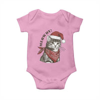 Cowboy Cat Christmas Baby Onesie Meowdy Western Rodeo - Wonder Print Shop