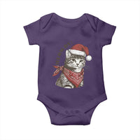 Cowboy Cat Christmas Baby Onesie Meowdy Western Rodeo - Wonder Print Shop