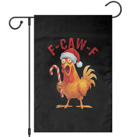 Christmas F Caw F Garden Flag Funny Chicken Meme - Wonder Print Shop