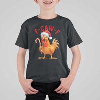 Christmas F Caw F T Shirt For Kid Funny Chicken Meme - Wonder Print Shop