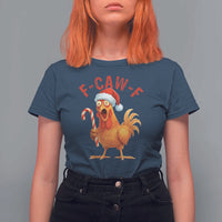 Christmas F Caw F T Shirt For Women Funny Chicken Meme - Wonder Print Shop