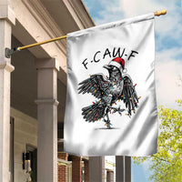Christmas F Caw F Garden Flag Funny Black Crow Meme - Wonder Print Shop
