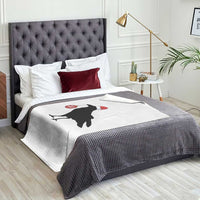 Christmas F Caw F Throw Blanket Funny Black Crow Merry Xmas - Wonder Print Shop