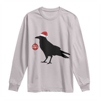 Christmas F Caw F Long Sleeve Shirt Funny Black Crow Merry Xmas - Wonder Print Shop