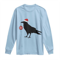 Christmas F Caw F Long Sleeve Shirt Funny Black Crow Merry Xmas - Wonder Print Shop