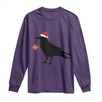Christmas F Caw F Long Sleeve Shirt Funny Black Crow Merry Xmas - Wonder Print Shop