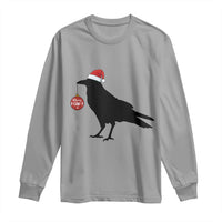 Christmas F Caw F Long Sleeve Shirt Funny Black Crow Merry Xmas - Wonder Print Shop