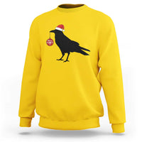 Christmas F Caw F Sweatshirt Funny Black Crow Merry Xmas - Wonder Print Shop