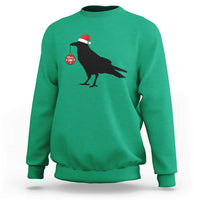 Christmas F Caw F Sweatshirt Funny Black Crow Merry Xmas - Wonder Print Shop