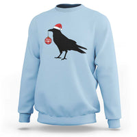 Christmas F Caw F Sweatshirt Funny Black Crow Merry Xmas - Wonder Print Shop