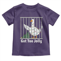 Funny Goose Christmas Toddler T Shirt Got Too Jolly - Wonder Print Shop