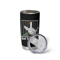 Funny Goose Christmas Tumbler Cup Got Too Jolly - Wonder Print Shop
