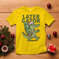 Funny Alligator Christmas T Shirt Lator Gator - Wonder Print Shop