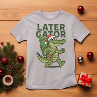 Funny Alligator Christmas T Shirt Lator Gator - Wonder Print Shop