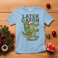 Funny Alligator Christmas T Shirt Lator Gator - Wonder Print Shop