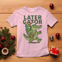 Funny Alligator Christmas T Shirt Lator Gator - Wonder Print Shop