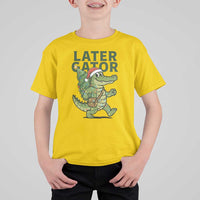 Funny Alligator Christmas T Shirt For Kid Lator Gator - Wonder Print Shop