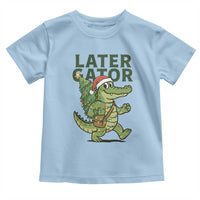 Funny Alligator Christmas Toddler T Shirt Lator Gator - Wonder Print Shop