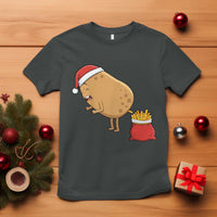 Funny French Fries Christmas T Shirt Potato Food Eaters - Wonder Print Shop