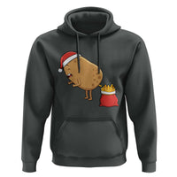 Funny French Fries Christmas Hoodie Potato Food Eaters - Wonder Print Shop
